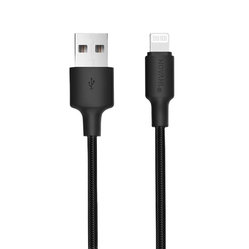 NOVANL SpeedCharge USB A to 8 Pin Cable 12W (2M) Black