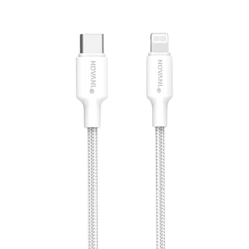 NOVANL SpeedCharge USB C to 8 Pin Cable 20W (2M) White